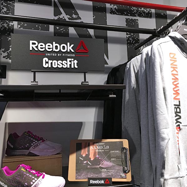 Пример продукции компании Reebok для любителей кросс-фита - фото из магазина Нью-Йорка